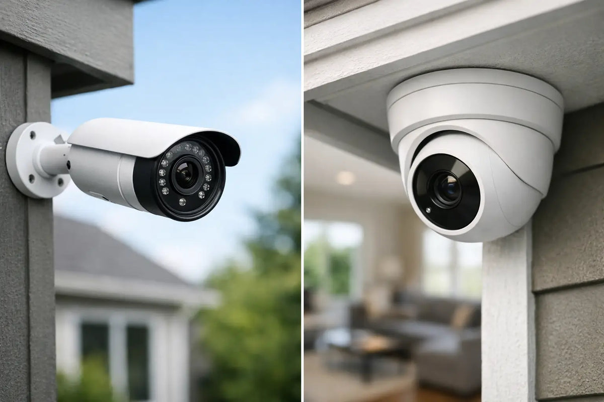 Bullet vs Turret Cameras for Home Security