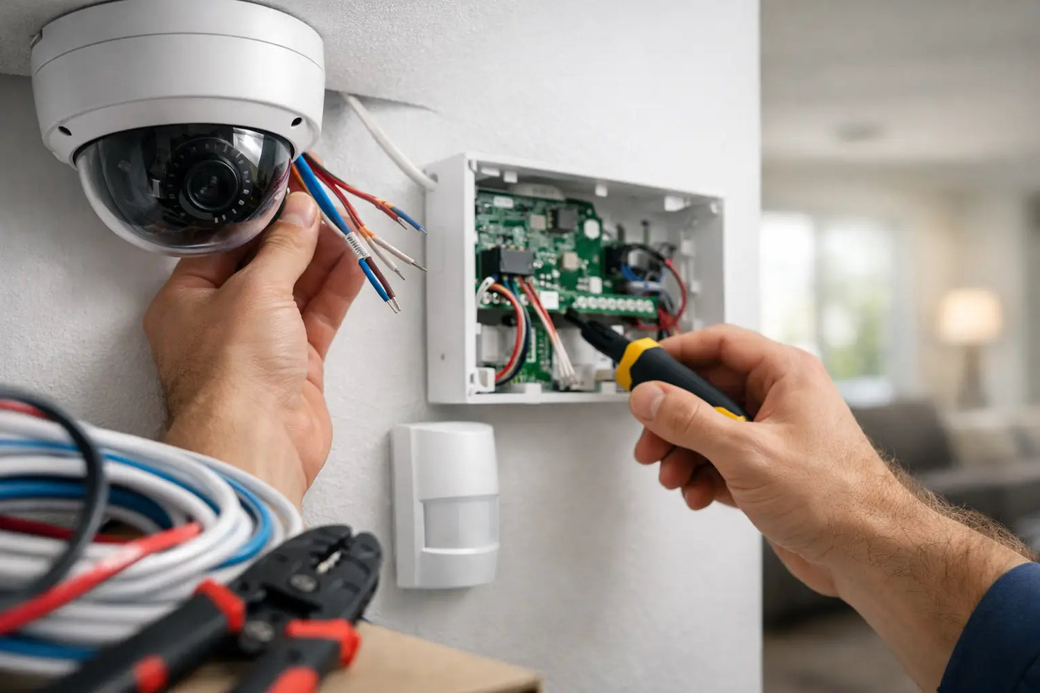How Are Home Security Systems Wired?