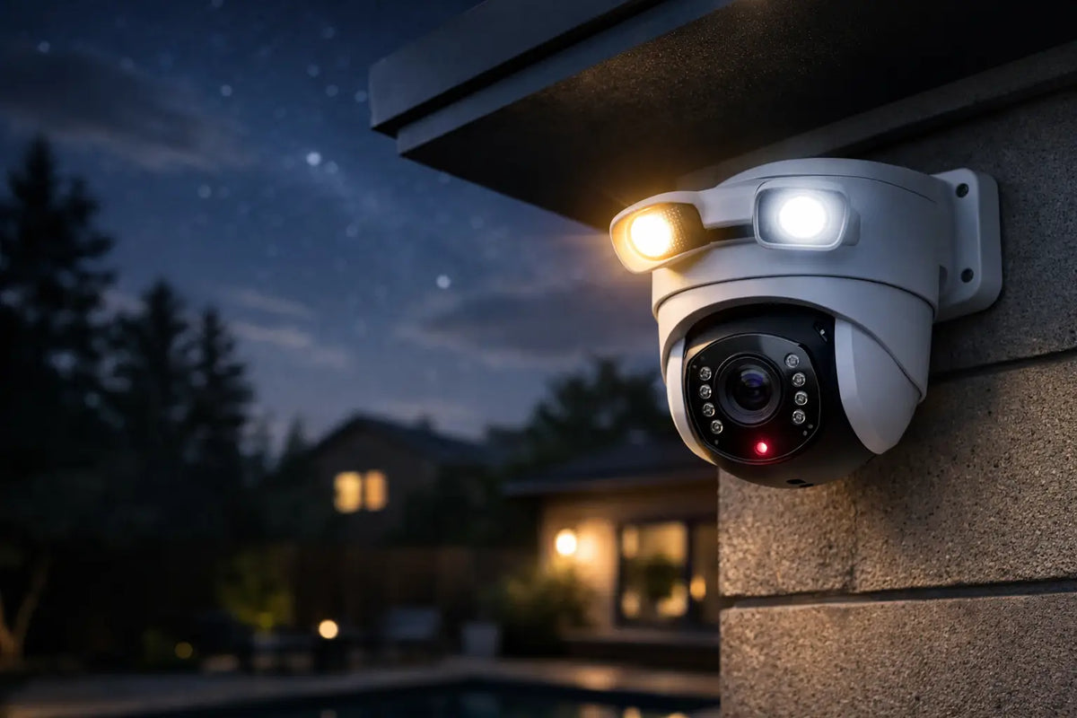 Hybrid Light Security Cameras for Clearer Nights