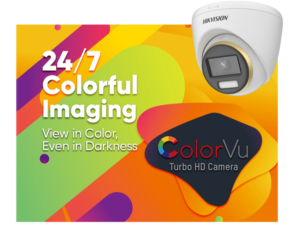 Hikvision DS-2CE70DF0T-MF 2 MP ColorVu Fixed Turret Camera