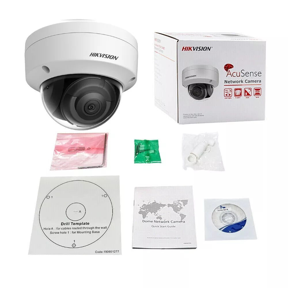 DS-2CD2183G2-I 8MP AcuSense Vandal Dome IP Camera with IR, WDR & PoE Security