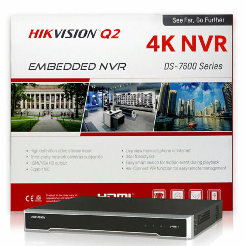 Hikvision 4K 16CH PoE Security Camera System 4MP KIT CCTV Vandal Proof Lot