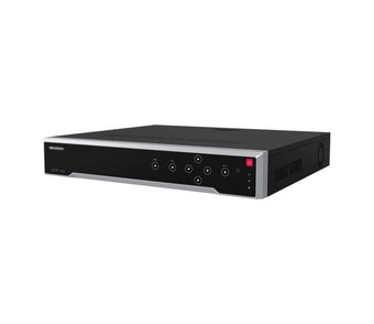 HIKVISION NVR 32 CANALES 4K 12MP CON 16 CANALES POE DS-7732NI-I4/16P DISCO DURO OPCIONAL