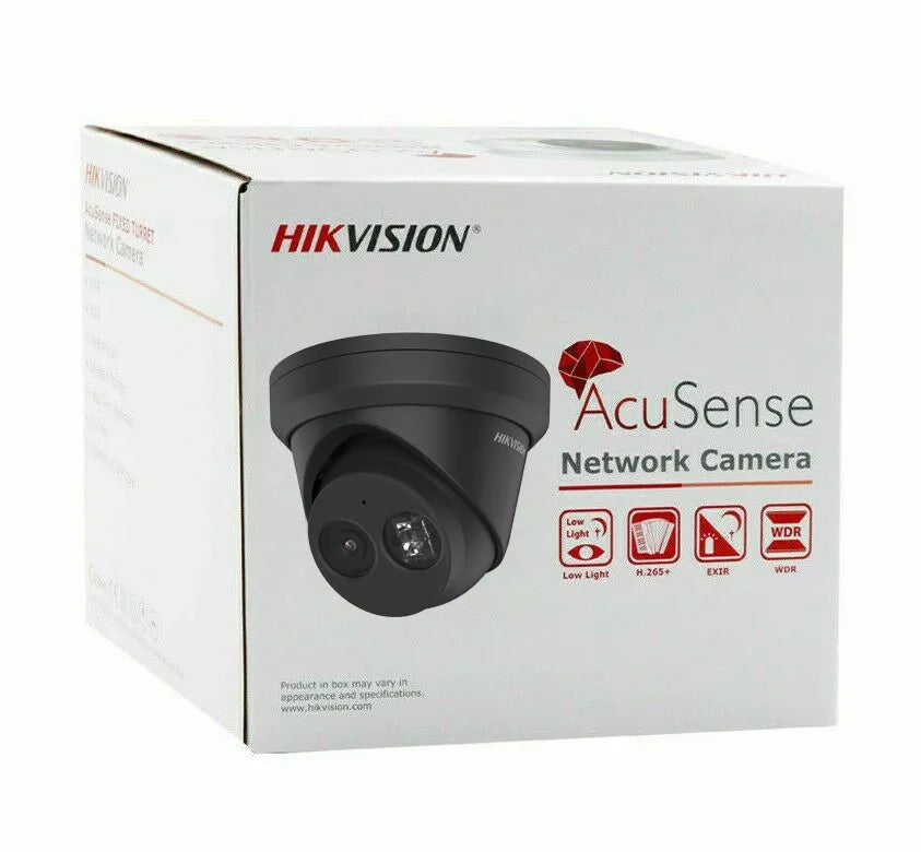 Hikvision 8CH 12MP CCTV Security Camera System DarkFigther AcuSense Black Audio