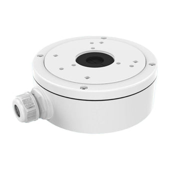 Hikvision DS-1280ZJ-S Aluminum Junction Box for Dome Cameras, White Finish