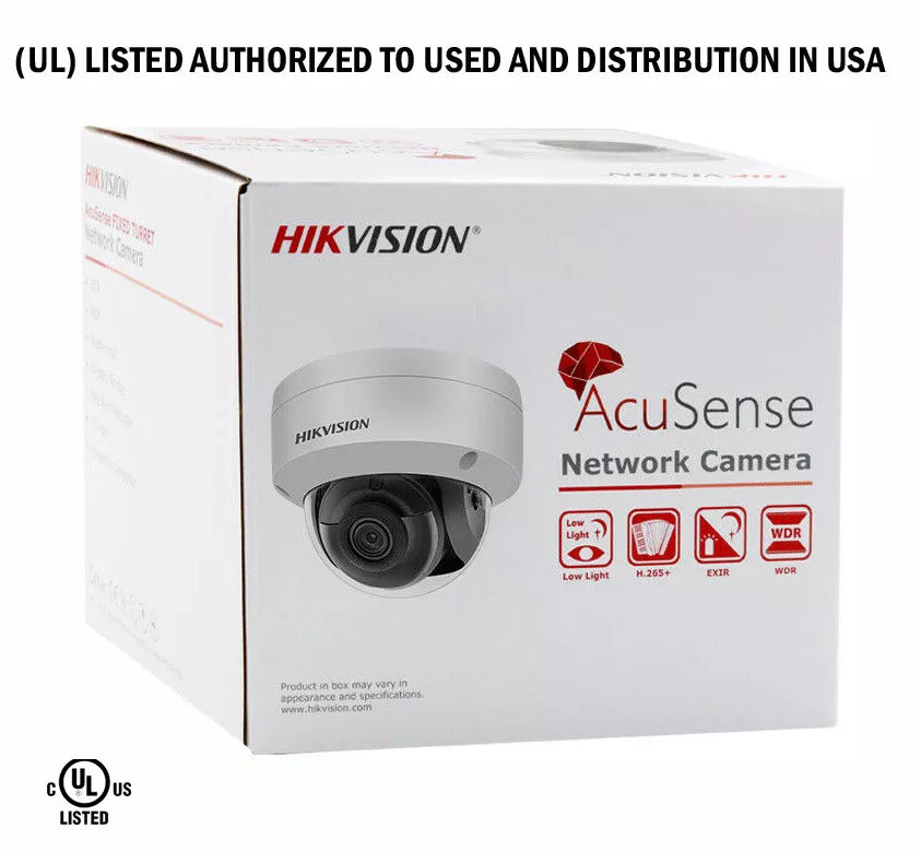 Hikvision 4K IP Camera System NVR DS-7608NI-K2/8P 8MP Kits DS-2CD2183G2-I Lot D1