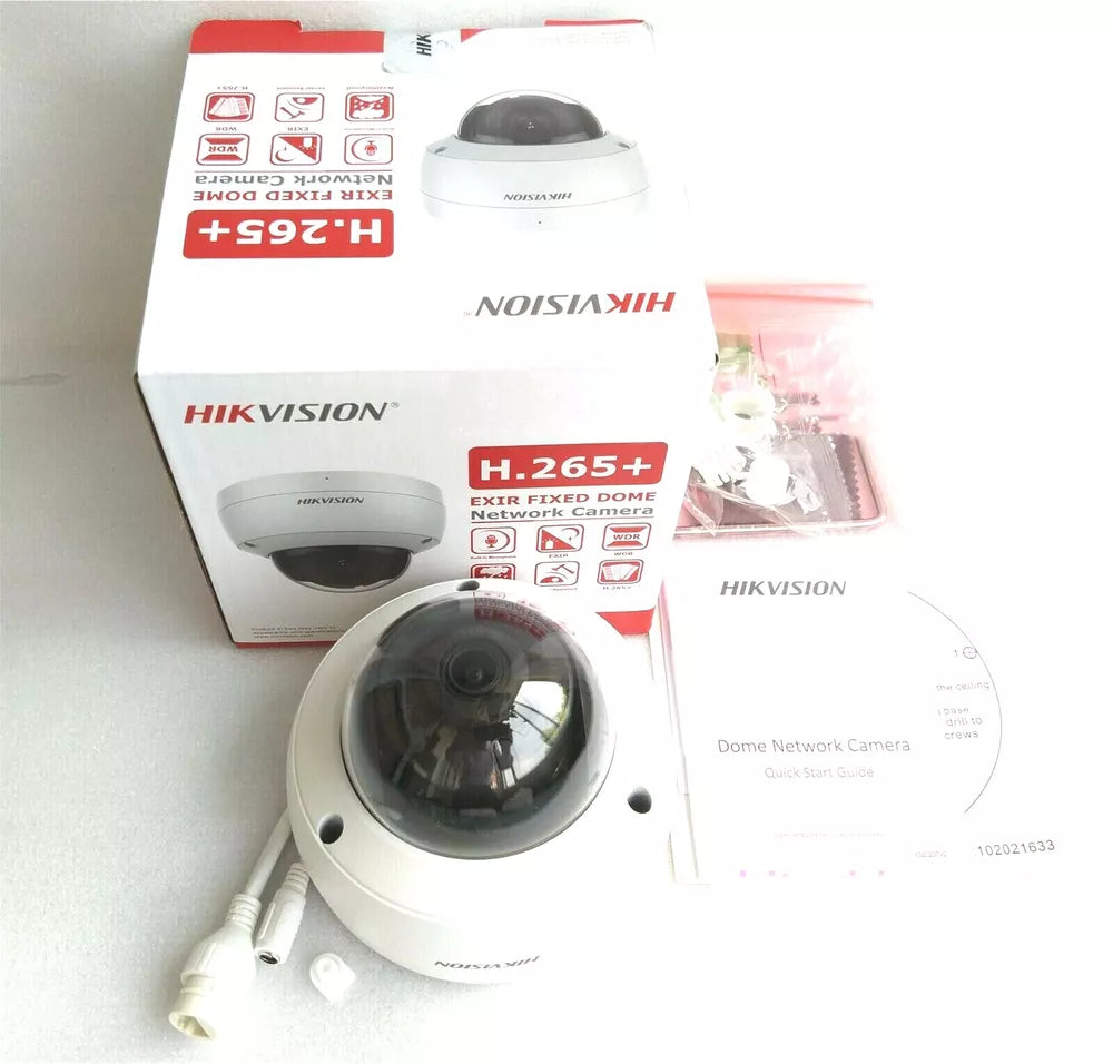 Hikvision 32CH NVR 4K 8MP 16POE Dome Security IP Camera System Vandal Audio Lo