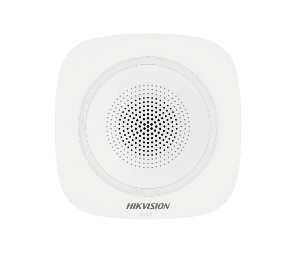 Sirena inalámbrica bidireccional Hikvision DS-PSI-I-WB de 433 MHz para interiores