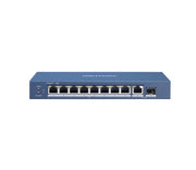 Switch POE no gestionado de 8 puertos Gigabit DS-3E0510P-E Hikvision