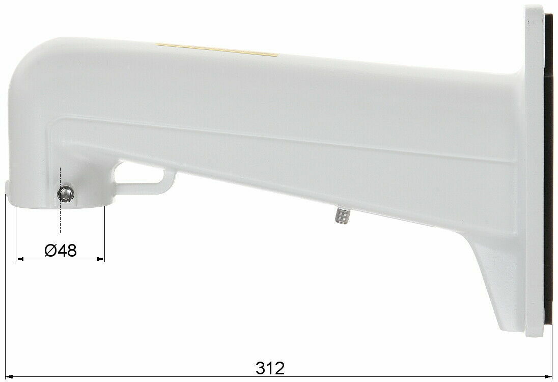 HIKVISION SOPORTE DE PARED PTZ DS-1602ZJ Aleación de Aluminio Original