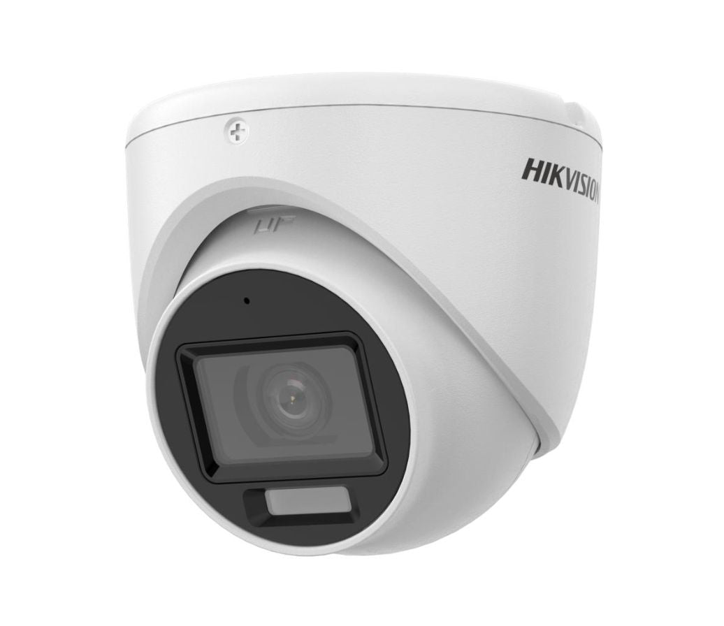 DS-2CE76K0T-LMFS 3K Hybrid Light Audio Fixed Turret Security Camera, 2.8mm, Built-in Mic, IP67