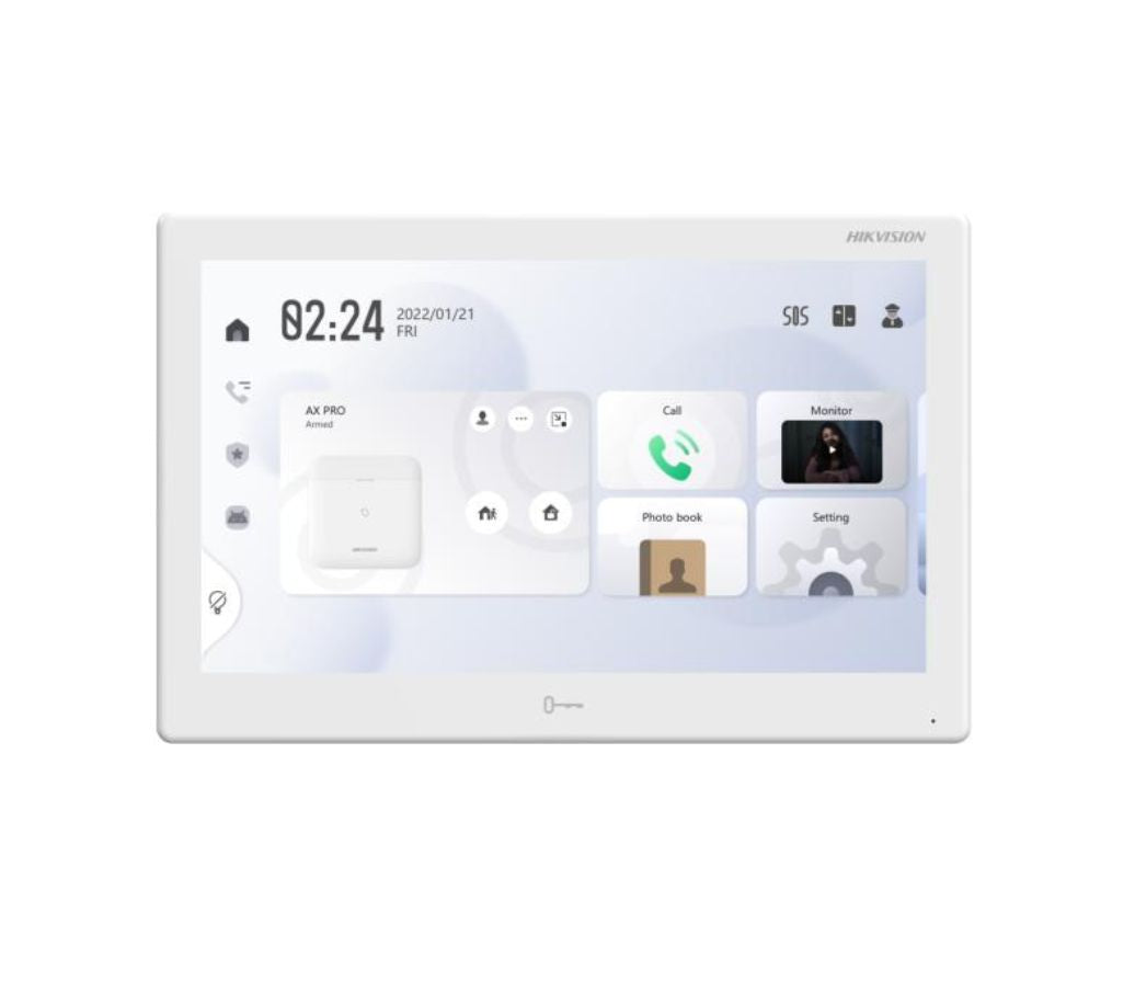 DS-KH9510-WTE1(B) Hikvision Estación interior todo en uno táctil a color de 10.1 pulgadas