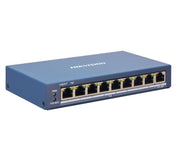 Switch PoE inteligente Hikvision DS-3E1309P-EI(B) de 8 puertos, 110 W, largo alcance, Watchdog