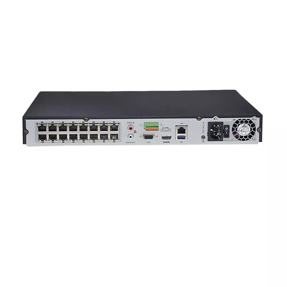 Hikvision NVR 4K 16CH 8MP 16 POE + Security IP Camera System DS-2CD2183G2-I Lot