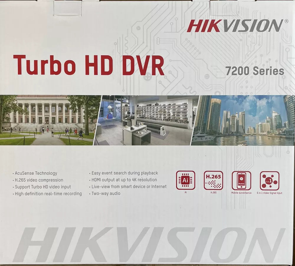 Hikvision 8MP 16CH CCTV Camera system DS-7216HUHI-M2/S ColorVu Lot D1
