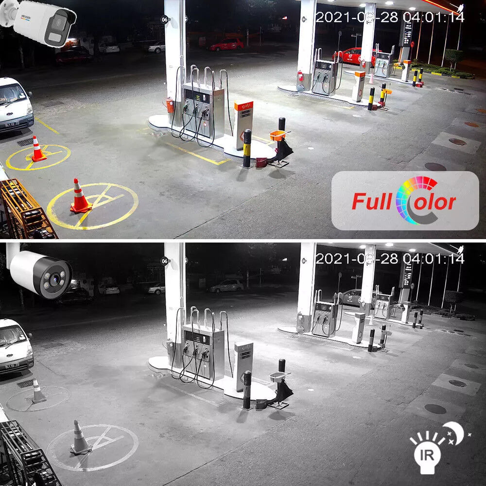 Hikvision 8MP 16CH CCTV Camera system DS-7216HUHI-M2/S ColorVu Lot D1