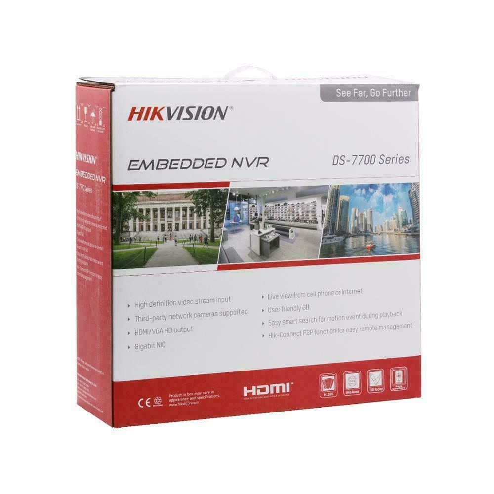 DS-7732NI-Q4/16P No Hard Drive H265 Hikvision 32 Channel 4K 8MP NVR w/ 16 CH POE