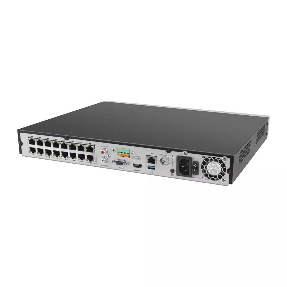 Hikvision 16 canales 4K DS-2CD2387G2-LU Sistema de cámara de seguridad ColorVu AcuSense D1