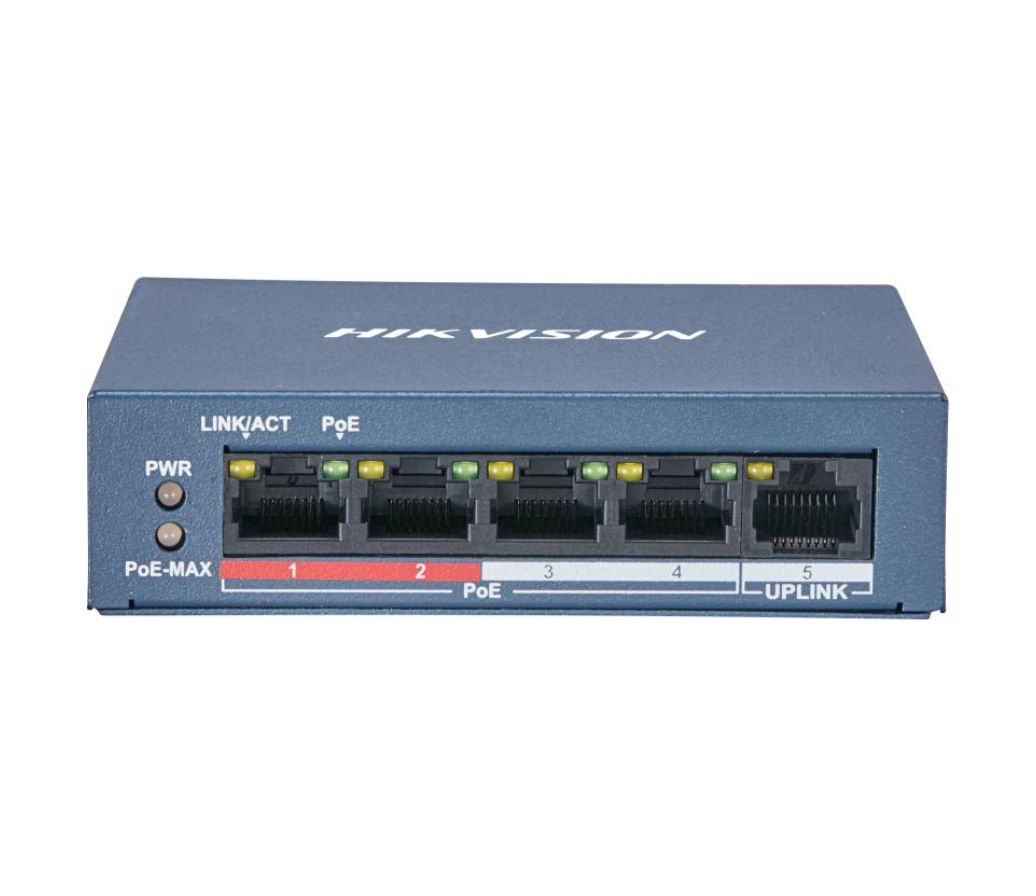 DS-3E0109P-E Conmutador POE no gestionado Fast Ethernet de 8 puertos Hikvision