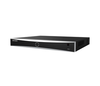 Sistema CCTV Hikvision NVR 4K 16CH 16POE Cámara IP de seguridad AcuSense MIC de 8MP 4TB