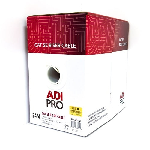 ADI PRO Cat5 Riser Cable is UL certified