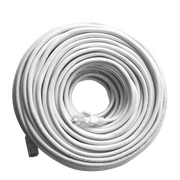 100" Cat 5E Patch Cable white UTP .