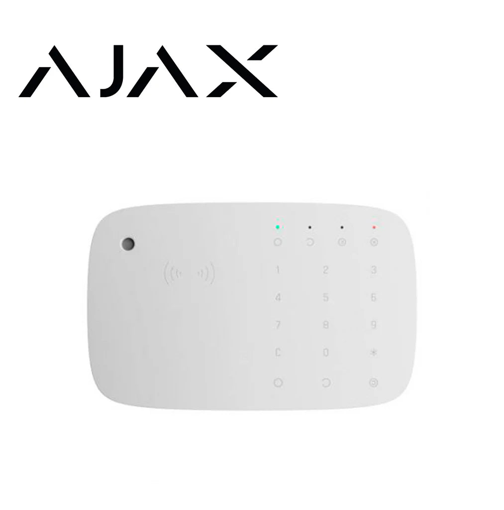 AJAX KEYPAD COMBI WITH SIREN (9NA) WHITE