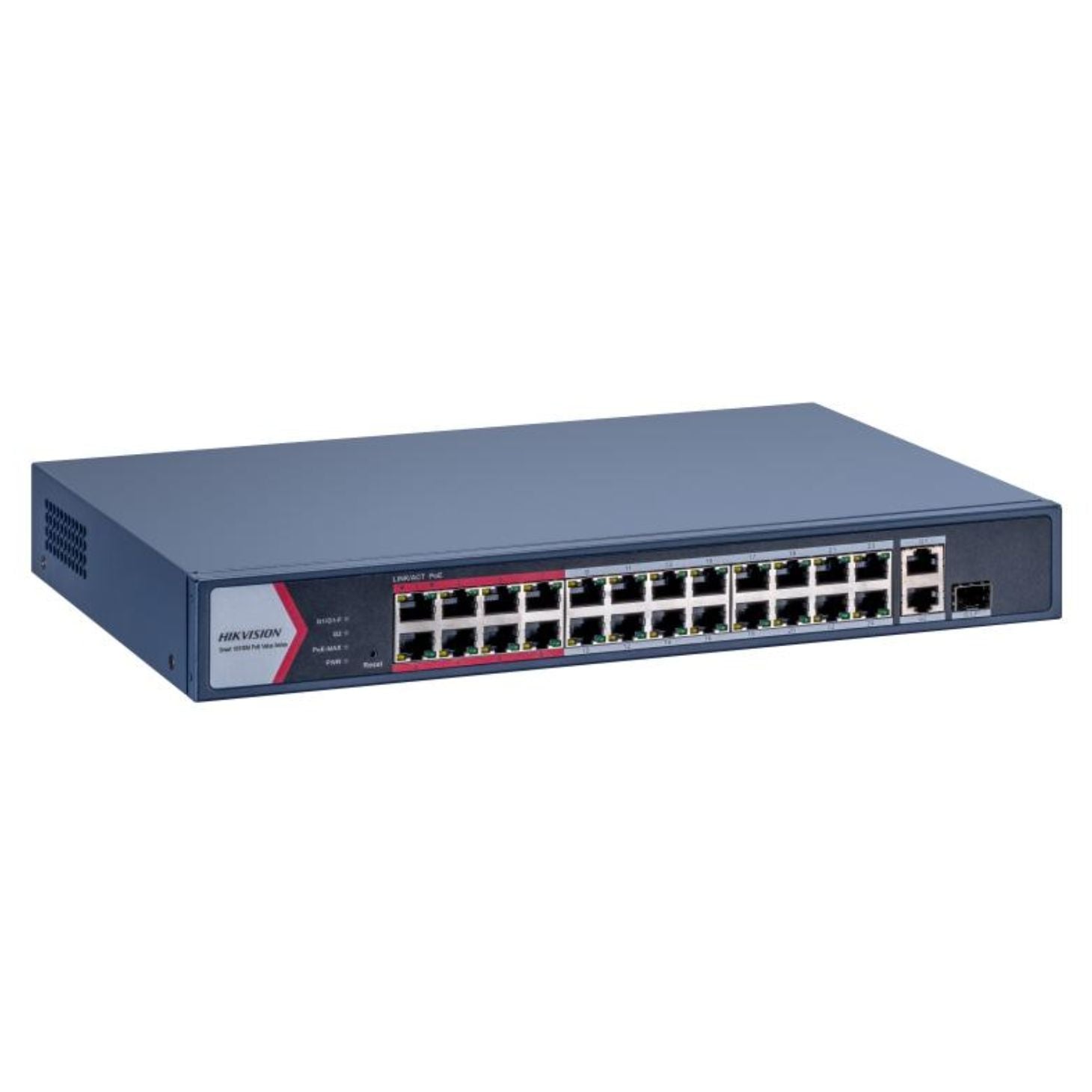 Hikvision DS-3E1326P-EI/M 24-Port Smart PoE Switch with 230W Budget & Gigabit Uplinks