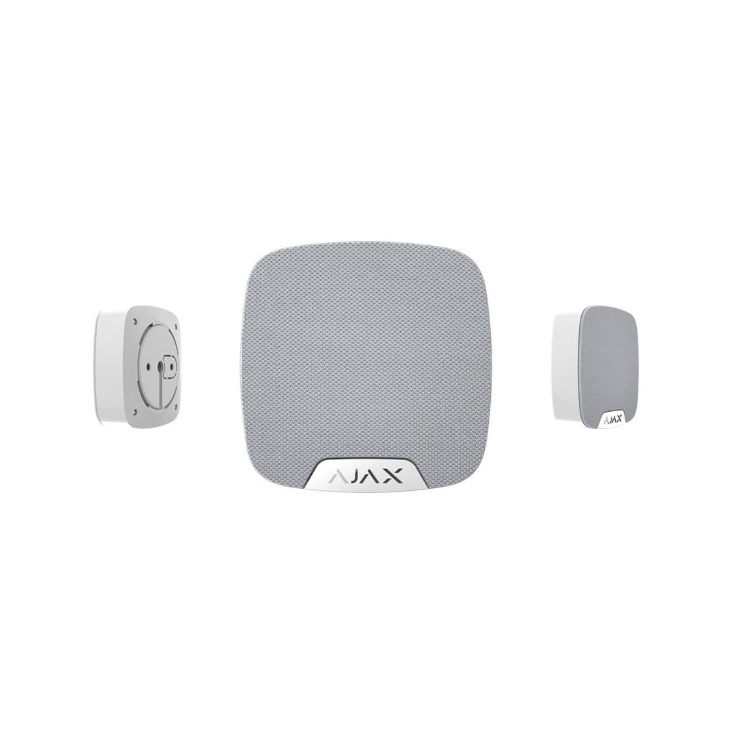 Ajax HomeSiren Jeweller White 42809.11.WH3 | Wireless Indoor Security Siren | Adjustable 80–98 dB Alarm Sound | Jeweller Encrypted Communication | IP50 Protection | Ajax Alarm System Compatible