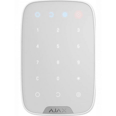 AJAX KEYPAD WIRELESS TOUCH KEYPAD WHITE