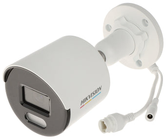 Cámara de red tipo bullet fija ColorVu HIKVISION DS-2CD1047G0-L de 4 MP