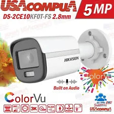 Hikvision DS-2CE10KF0T-FS 3K ColorVu Audio Fixed Mini Bullet Camera