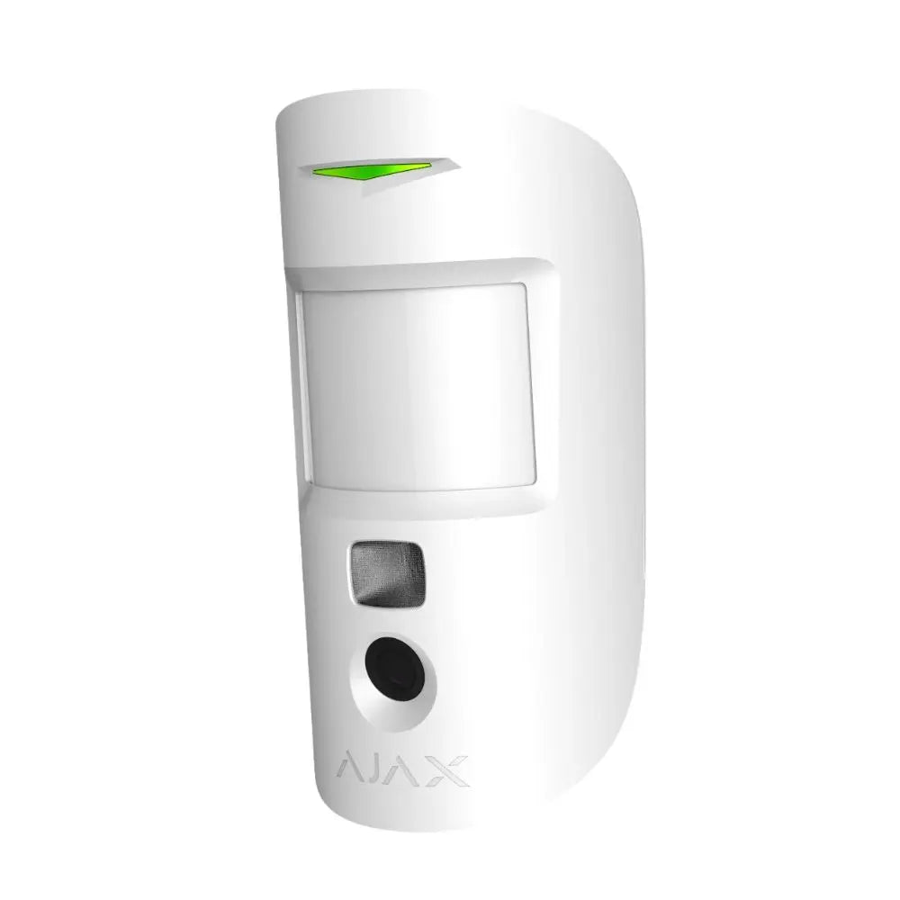 Ajax 42820.23.WH3 MotionCam Jeweller White Wireless PIR Detector with Photo Verification