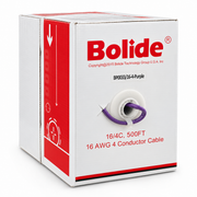 Bolide 16/4 Audio Cable 500FT 16AWG purple