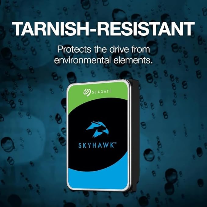 4TB Seagate SkyHawk Surveillance HDD – 3.5″ SATA, 180 TB/yr, 3-Year Rescue
