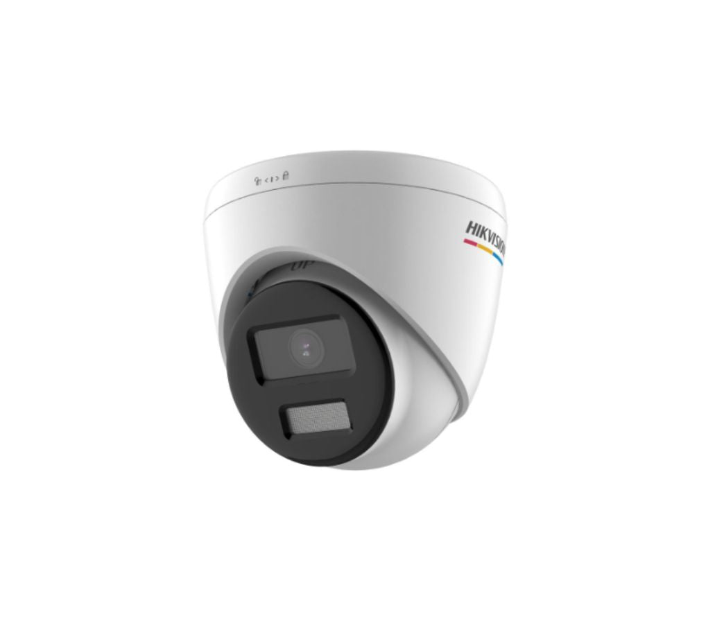 Cámara IP PoE Hikvision DS-2CD1327G2-LUF con audio, 2 MP, ColorVu, MD 2.0, tipo torreta