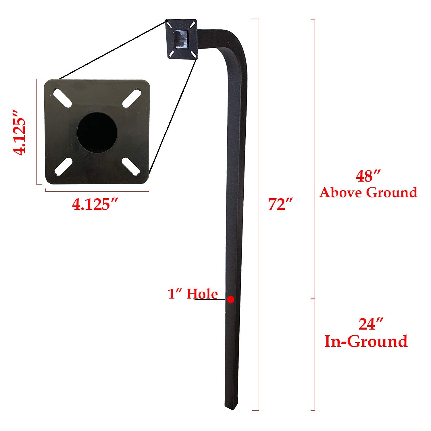 42" Mount Pedestal