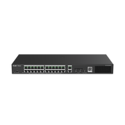 Ruijie RG-ES228GS-P 28-Port Gigabit Smart Cloud Managed PoE+ Switch with 370W PoE Budget and SFP Uplinks