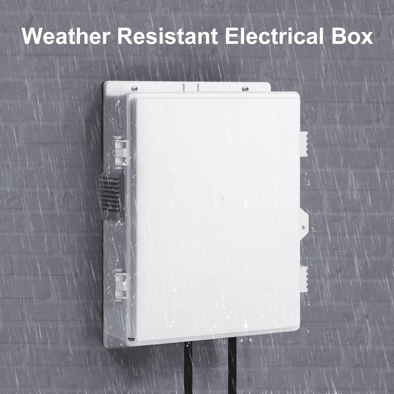 Caja de conexiones eléctricas para exteriores (33 cm de alto * 23.4 cm de largo * 9.4 cm de ancho)