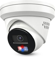 IPC-D3683WD-RB-N 8MP Active Deterrence Turret Camera with Red Blue Strobe