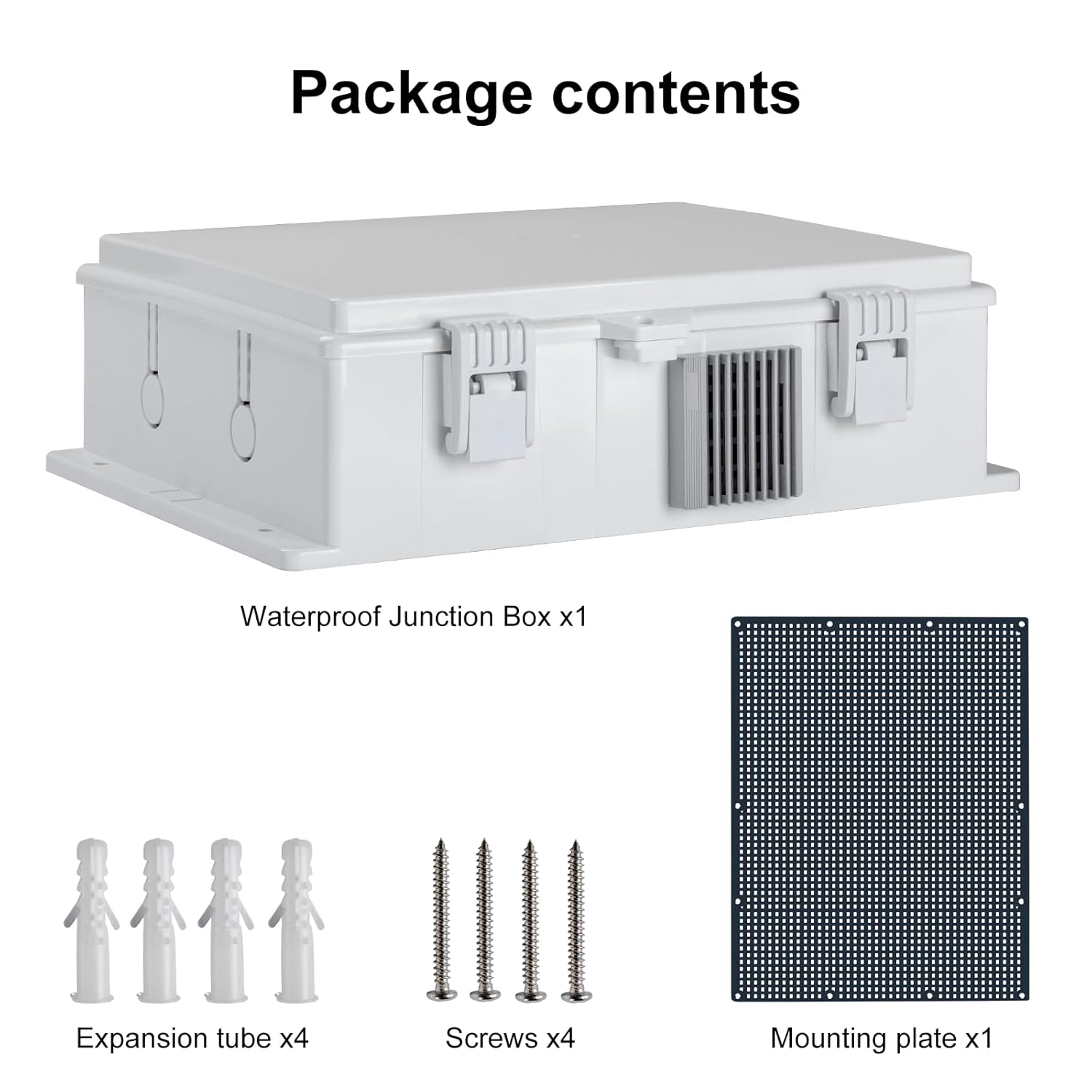 Caja de conexiones eléctricas para exteriores (33 cm de alto * 23.4 cm de largo * 9.4 cm de ancho)