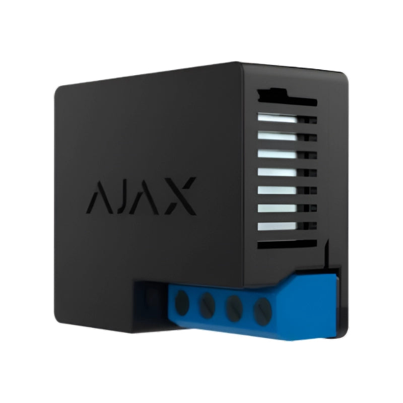 RELE DE POTENCIA AJAX WALLSWITCH PARA CONTROLAR EL SUMINISTRO DE ENERGÍA REMOTAMENTE 110-220VCA NEGRO