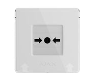 MANUAL CALL POINT WIRELESS PUSH BUTTON TYPE MANUAL STATION TO TRIGGER THE FIRE ALARM  INCLUDES PROTECTOR (WHITE)