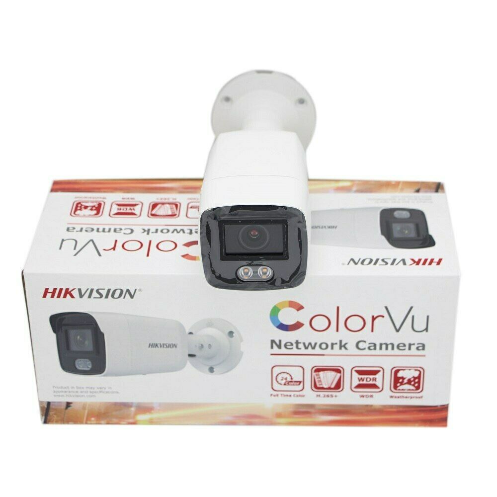 Hikvision 4K 12mp 16CH Security Camera System Bullet 4MP ColorVu W/AUDIO Lot
