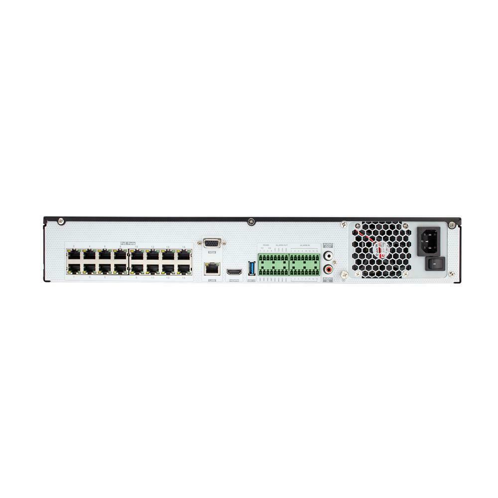 ED9616H5NV-16P Tvt 16ch IP PoE Recorder w/ HDD Titanium 16PoE NVR 16