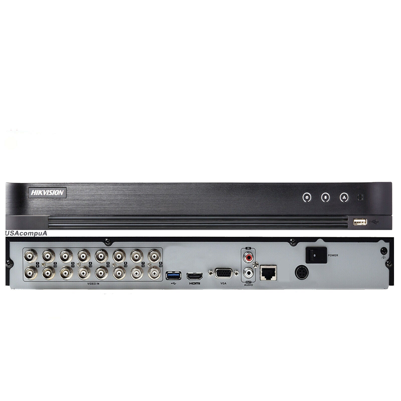 Hikvision iDS-7216HQHI-M1/S 16-Channel AcuSense DVR 4K Output H.265 Pro+