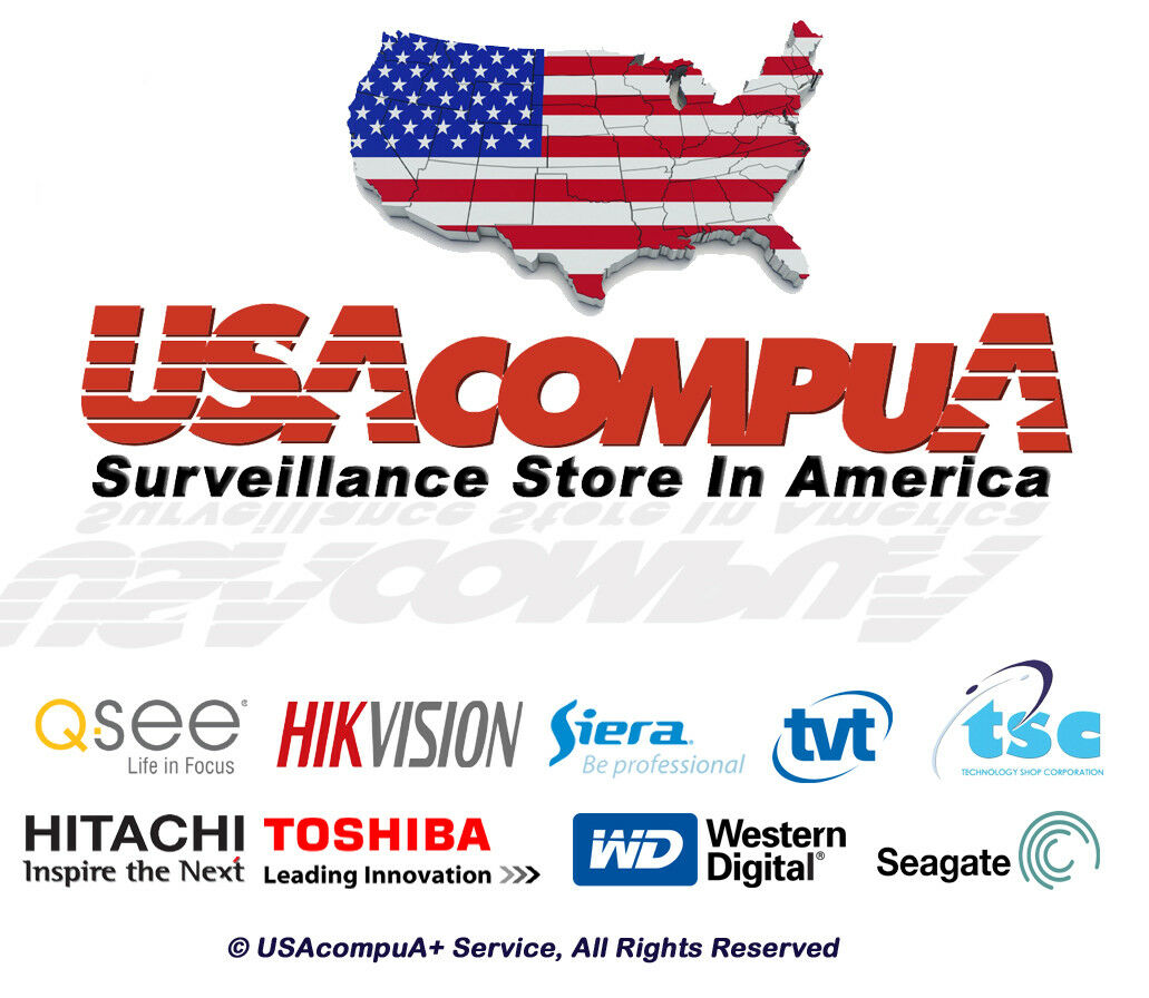DS-2CD1123G0-I & DS-7608NI-K1/4P HIKVISION 2MP 8CH IP Camera Security System