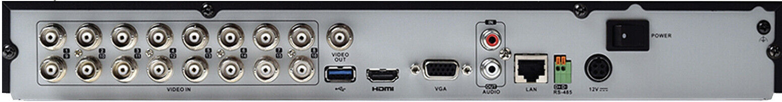 Hikvision iDS-7216HQHI-M1/S 16-Channel AcuSense DVR 4K Output H.265 Pro+