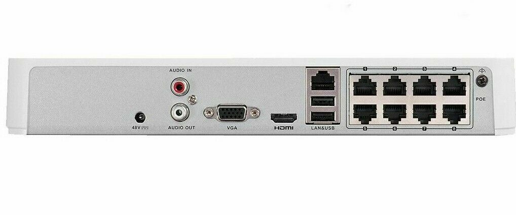 Hikvision DS-7108NI-Q1/8P 8-Channel PoE NVR with 6MP Support and H.265+
