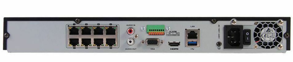 HIKVISION 4K SECURITY CCTV SYSTEM 8 CH CAMERAS MEGAPIXEL DARKFIGHTER 4TB